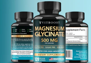 a bottle of supplements 