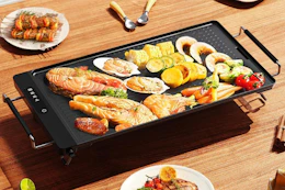 Electric Griddle with Removable Touch Panel B0DQV27YT5
