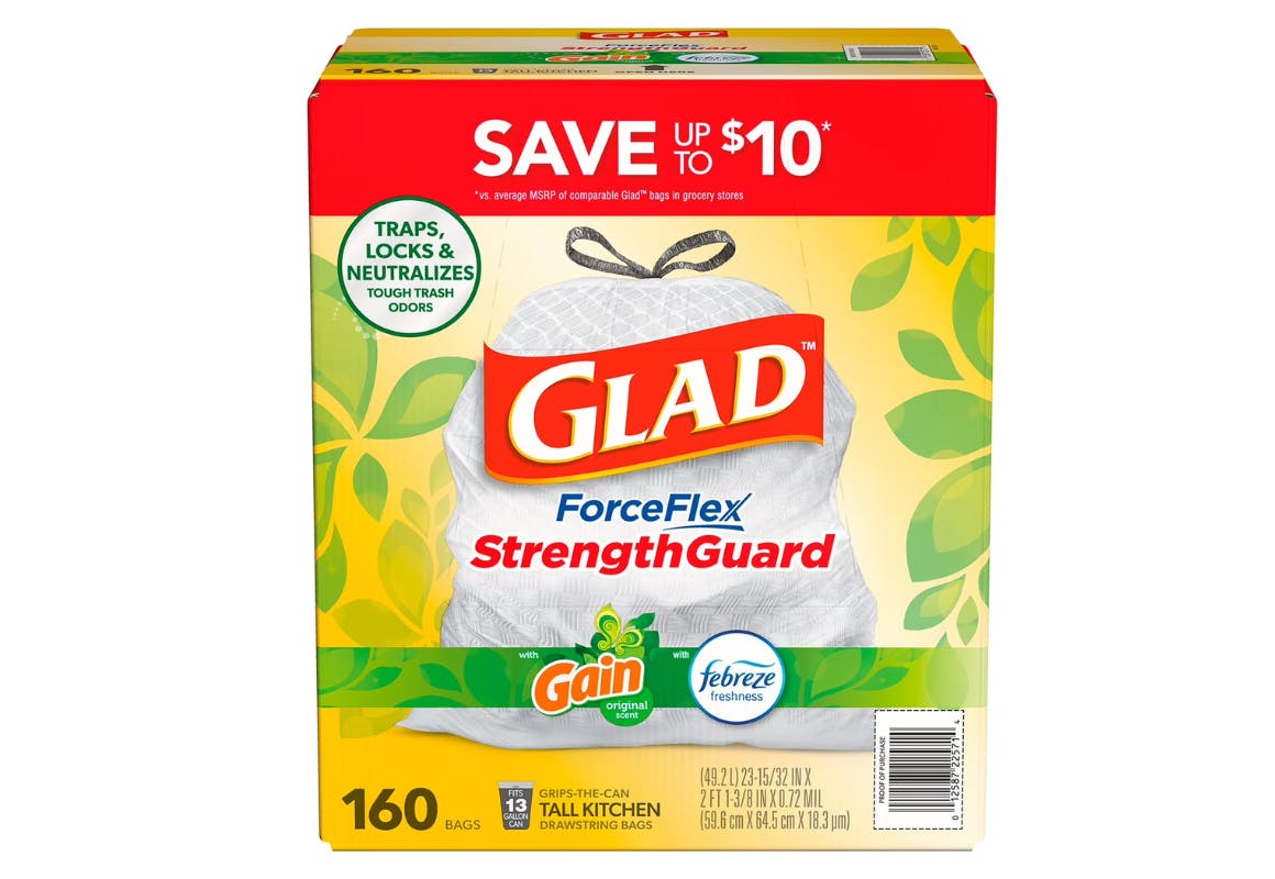 Glad ForceFlex Trash Bags