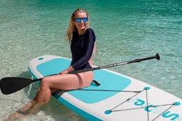 Inflatable Stand-up Paddleboard, Only $84 With Amazon Discounts (Reg. $200) card image