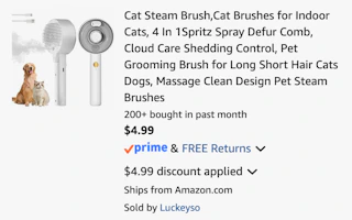 Amazon Cat Steam Brush 2026 2