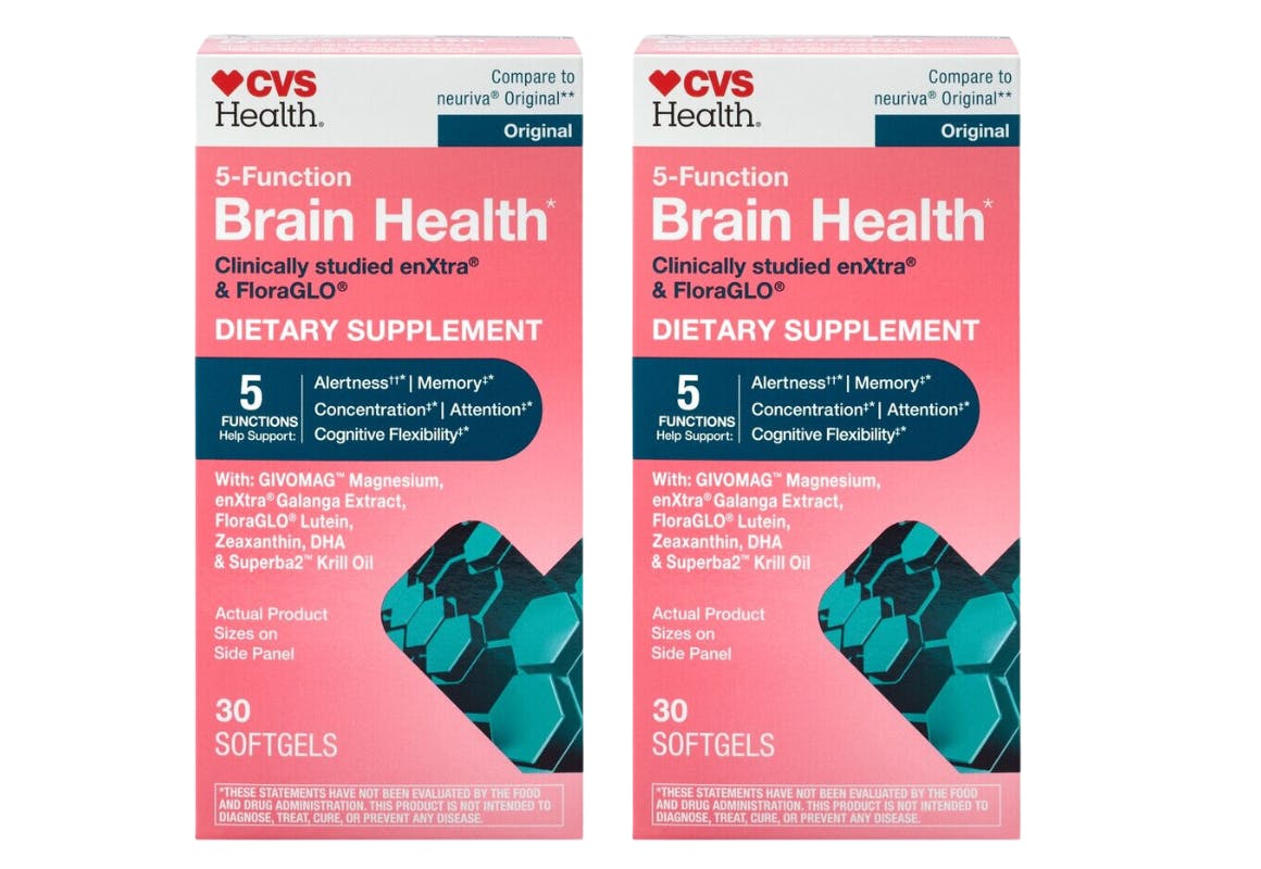 2 CVS Health Brain Supplements