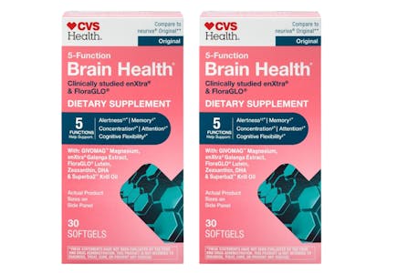 2 CVS Health Brain Supplements
