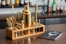 SideDeal Mixology Stainless Gold Bartender Set, 23 ct