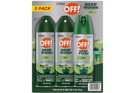 OFF Insect Repellent 3-Pack