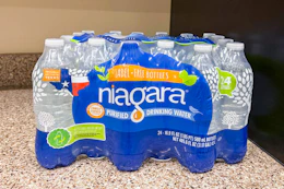 niagara water packs on counter