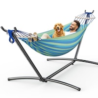 Double Hammock with Stand