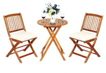 Folding Wooden Bistro Set