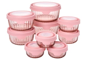 Anchor Hocking Glass Storage Set