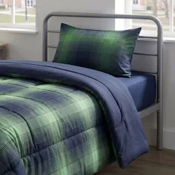 Mainstays Shadow Plaid Comforter Set