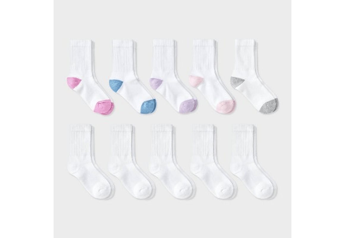 Cat & Jack Kids' Crew Socks