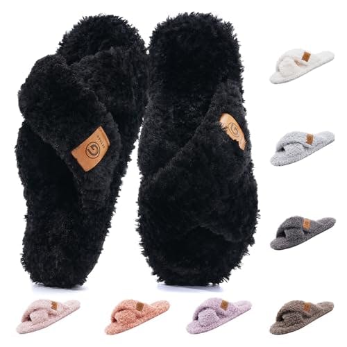 Women's Fuzzy House Slippers