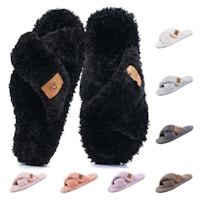 Women's Fuzzy House Slippers