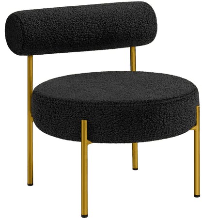 Modern Boucle Accent Chair