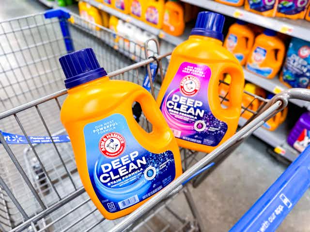 Arm & Hammer Deep Clean Detergent, Only $6.98 at Walmart and Kroger card image
