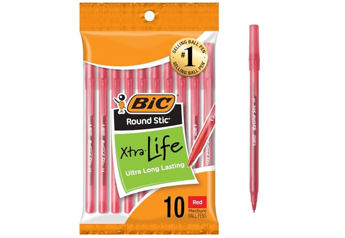 Bic Round Stic Xtra Life Pens