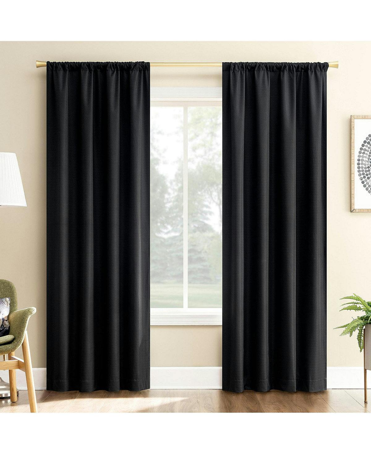 Karina Textured Blackout Curtain Panel