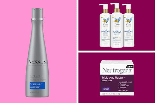 Shop The Best Beauty Deals on Amazon — Save on Nexxus, Dove, and More card image