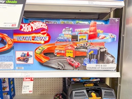 Hot Wheels Sto & Go Track Set, Only $20.42 at Target (Reg. $43) card image