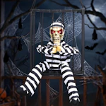 Animated Halloween Skull Cage
