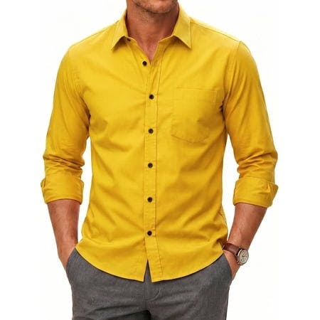 Men's Long Sleeve Dress Shirt