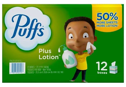 Puffs Tissues 12-Pack