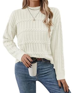 Women's Oversized Cable Knit Sweater