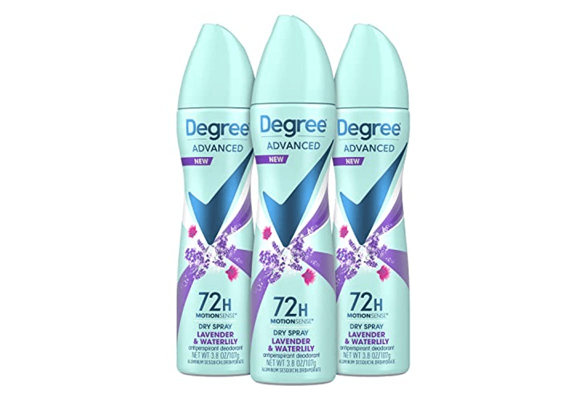 2 Degree Deodorant Dry Spray 3-Packs