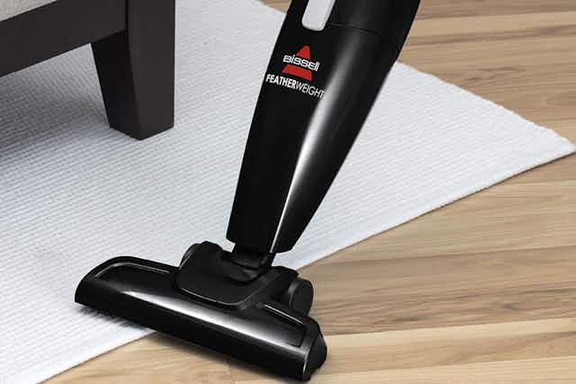 Bissell Featherweight Stick Vacuum, Just $30 on Amazon card image