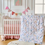 Floral Baby Crib Bedding Set
