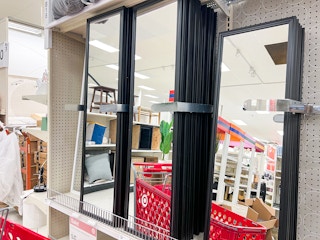 mirrors sitting on a target shelf