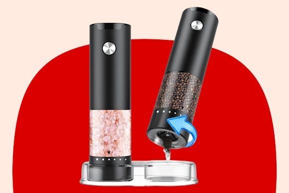 Electric Salt and Pepper Grinders, Just $11.99 With Amazon Prime
