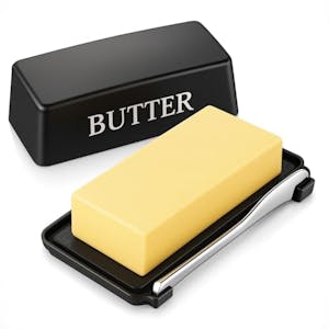 Butter Dish & Knife