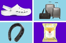 34 Best Deals on Vacation Essentials: Luggage, Beauty, Shoes, and More card image