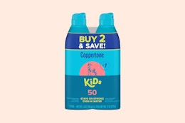 Coppertone Kids Sunscreen Spray 2-Pack, as Low as $8.95 on Amazon card image