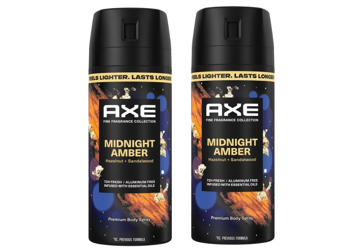 2 AXE Fine Fragrance Body Sprays