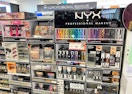 a store display of makeup