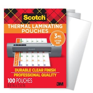 Scotch Thermal Laminating Pouches