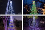 Christmas Lights B08NHD62SW in white, red-green, multi, and blue