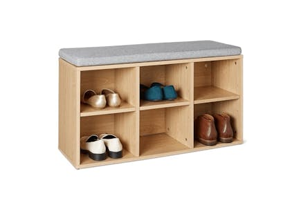 Amazon Basics Shoe Storage Bench