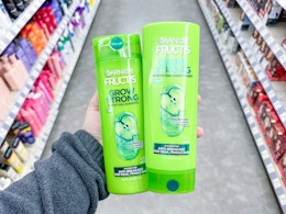 Garnier Fructis and Whole Blends Shampoo, $0.50 at Walgreens card image