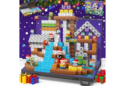 Magnetic Blocks With Storage Case