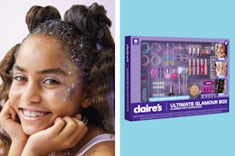 claires ultimate glamour slumber party box walmart