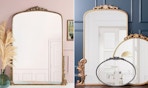 ornate anthropologie and kirkland's home mirror comparison