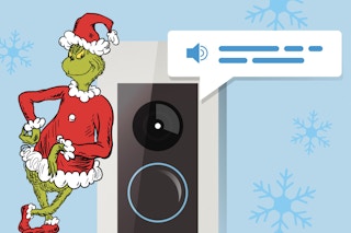 the grinch ring doorbell holiday sounds official graphic