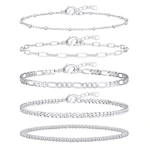 Silver Bracelet Set