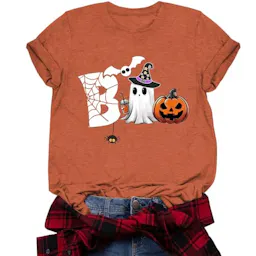 Women's Halloween Boo Shirt