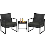 3-Piece Rattan Bistro Set