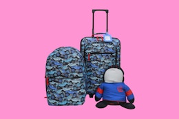 Walmart Exclusive: 3-Piece Kids' Luggage Set for $34 card image