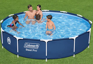 walmart coleman steel pro pool